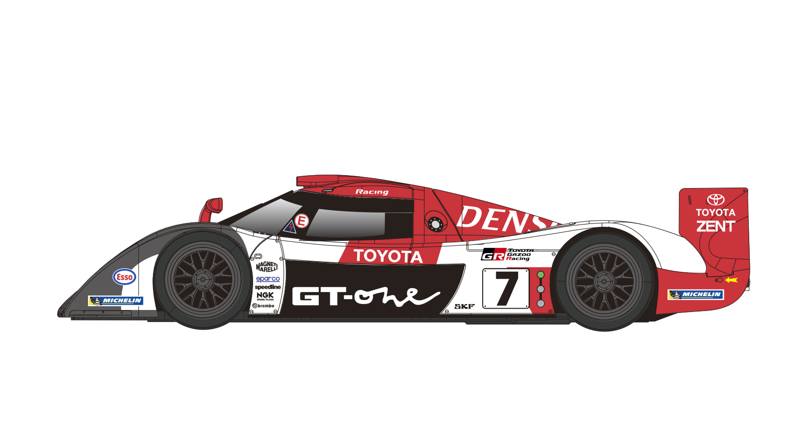 RS0287 Toyota Gt-One Denso 24h. Le Mans #7